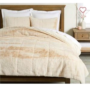 Pottery Barn Euro Faux Fur Sham
